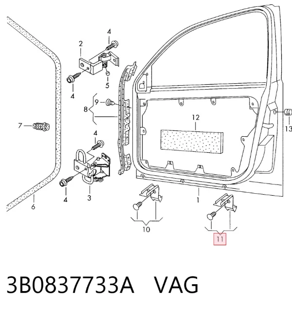  3B0837733A VAG