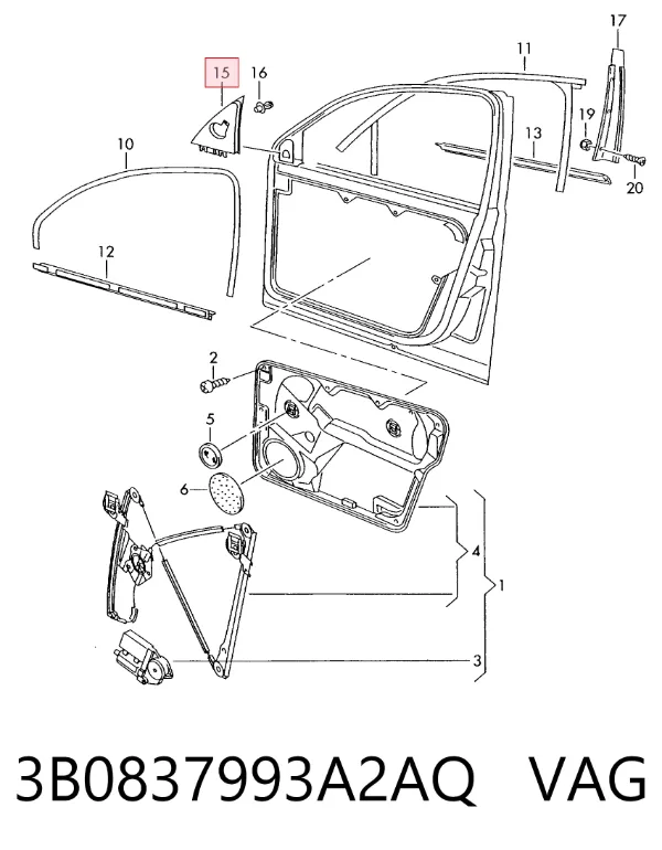  3B0837993A2AQ VAG