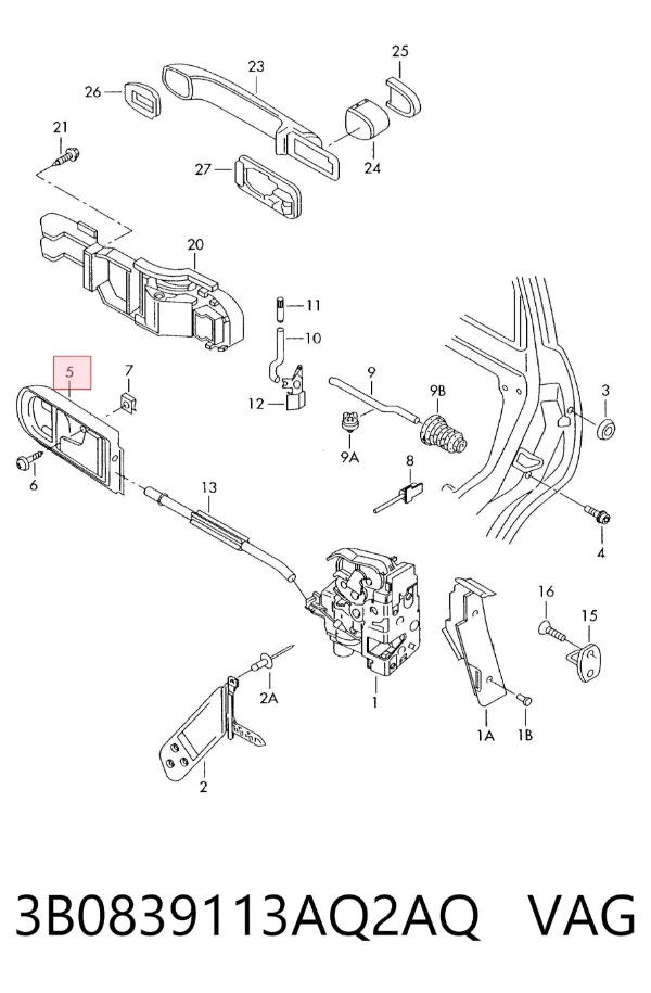  3B0839113AQ2AQ VAG