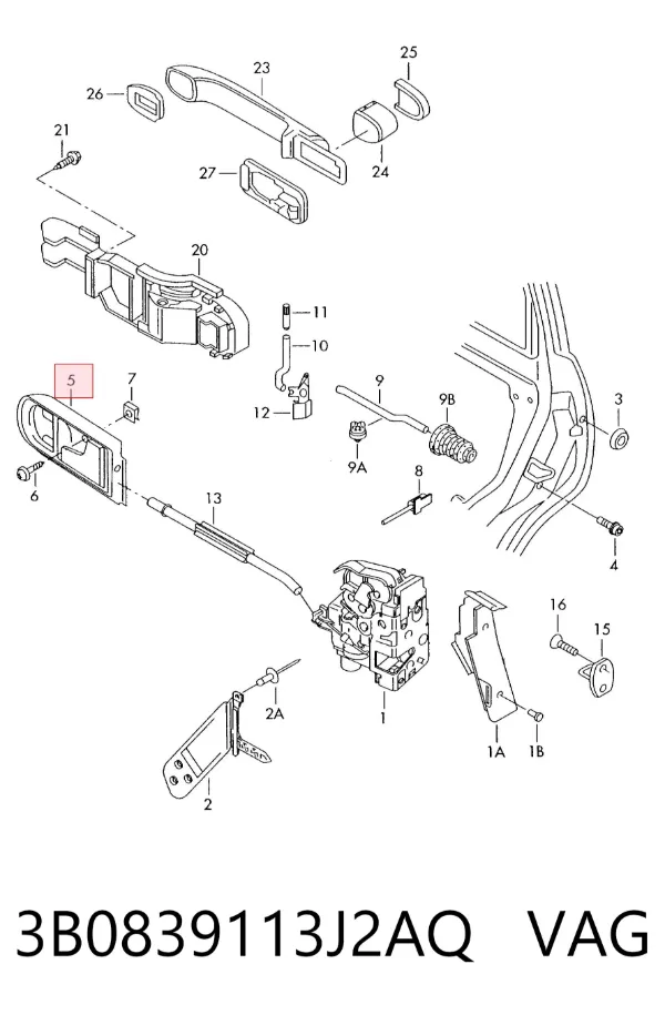  3B0839113J2AQ VAG
