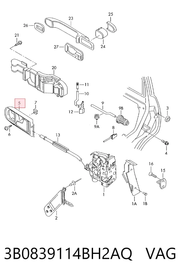  3B0839114BH2AQ VAG