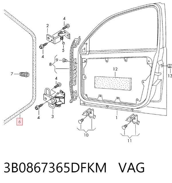  3B0867365DFKM VAG