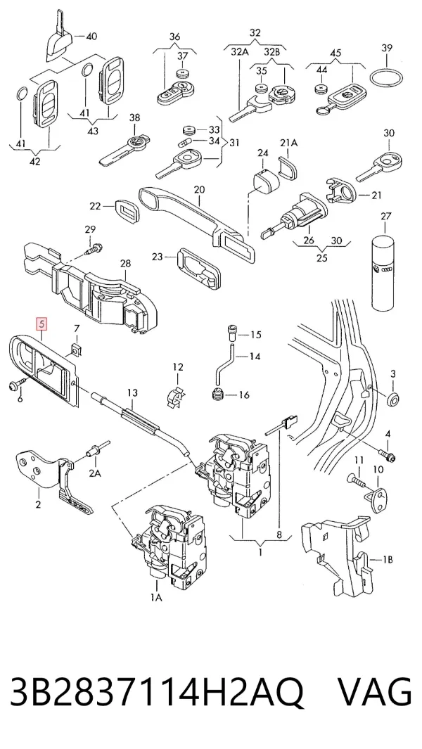  3B2837114H2AQ VAG