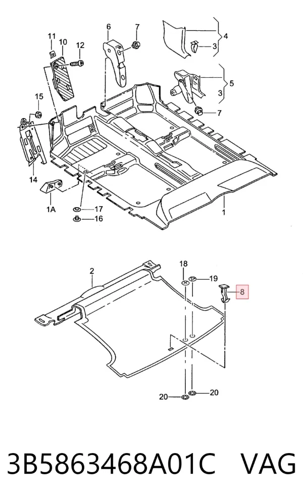  3B5863468A01C VAG