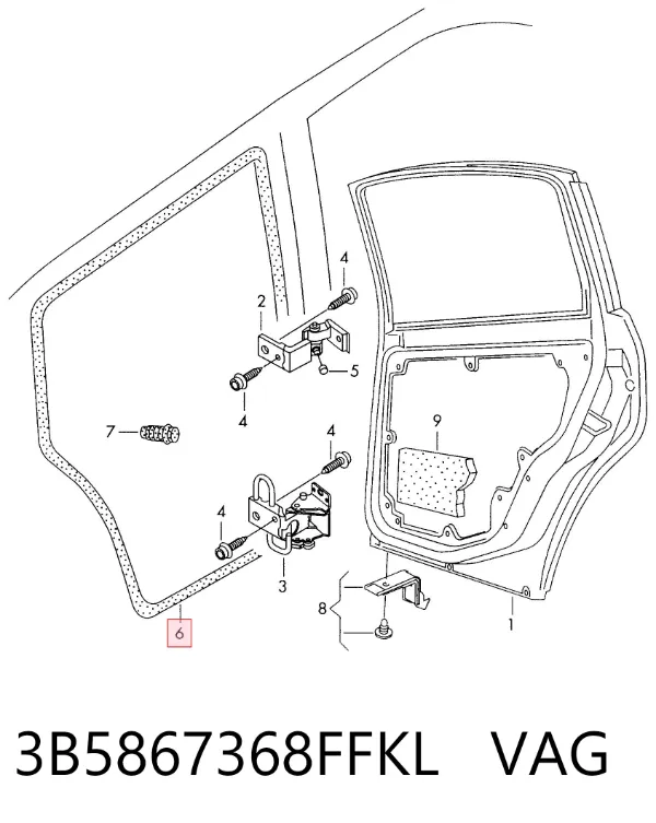  3B5867368FFKL VAG