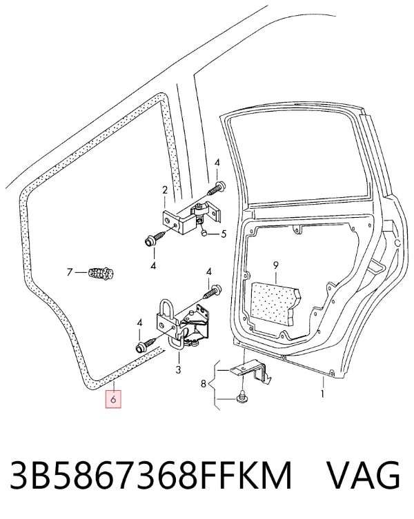  3B5867368FFKM VAG