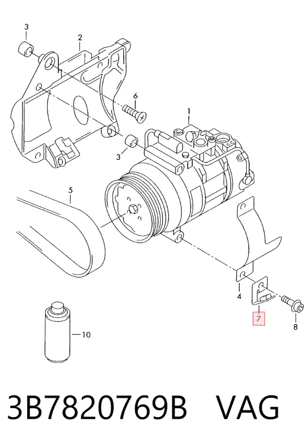  3B7820769B VAG