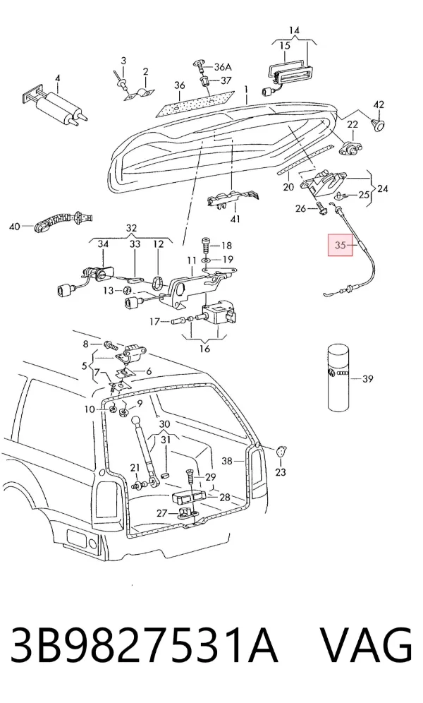  3B9827531A VAG