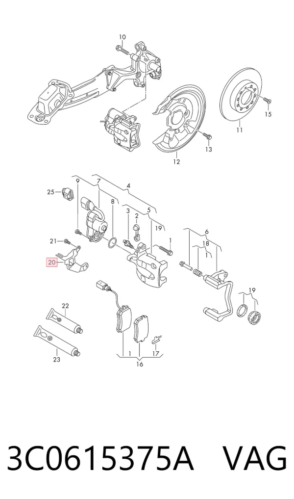  3C0615375A VAG