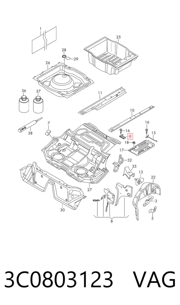 3C0803123 VAG