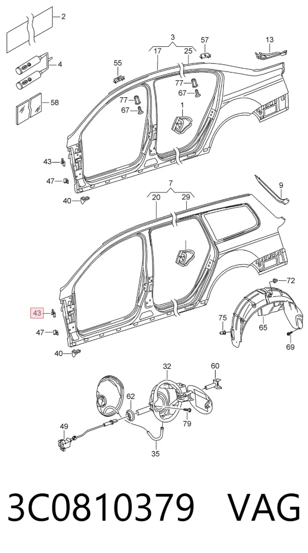  3C0810379 VAG