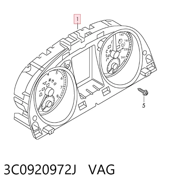 Панель приборов 3C0920972J VAG