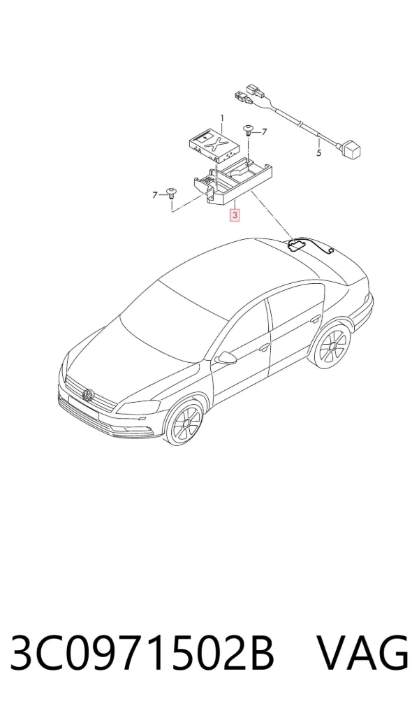  3C0971502B VAG