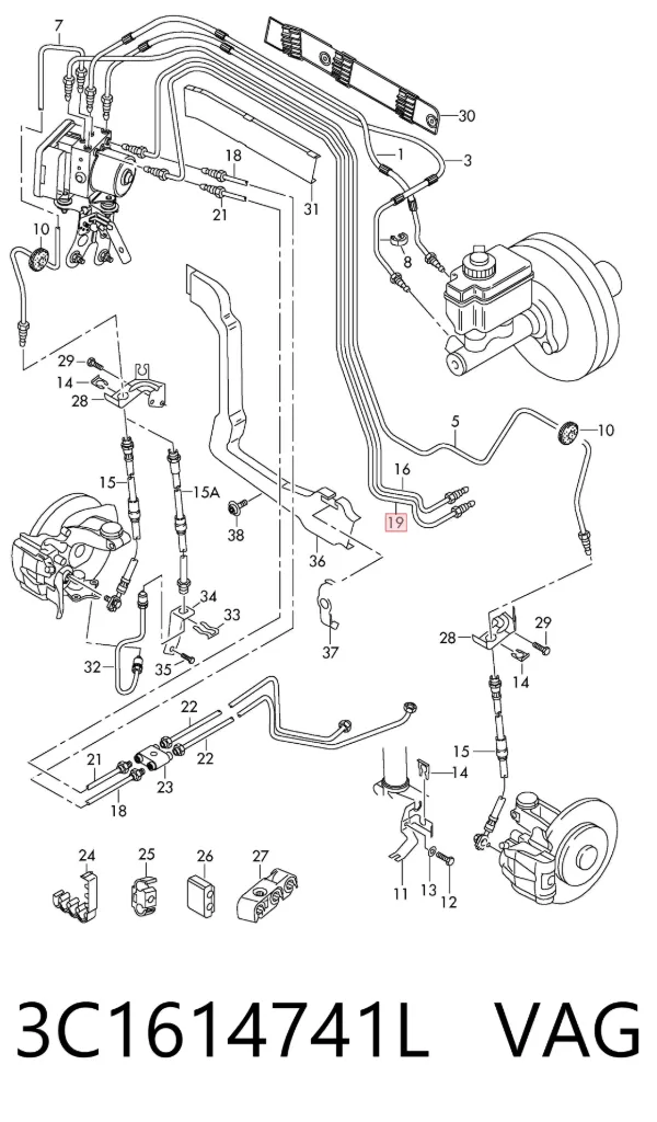  3C1614741L VAG