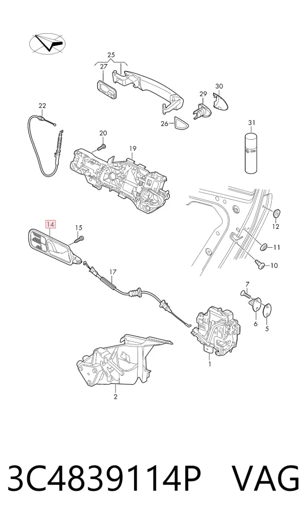  3C4839114P VAG