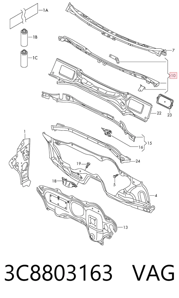  3C8803163 VAG