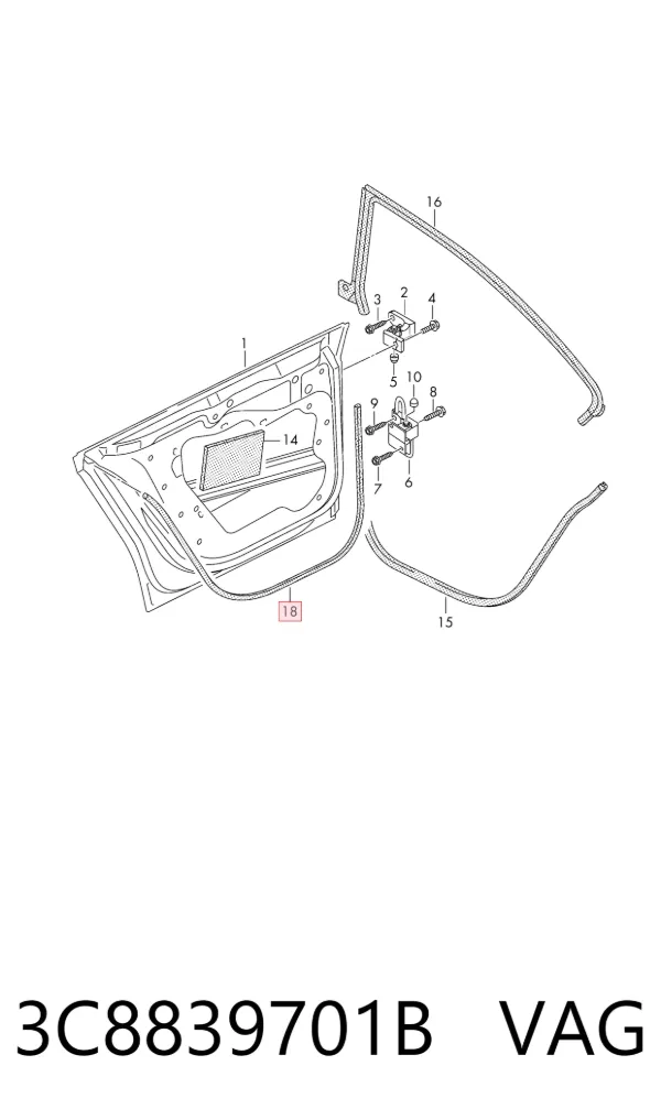  3C8839701B VAG