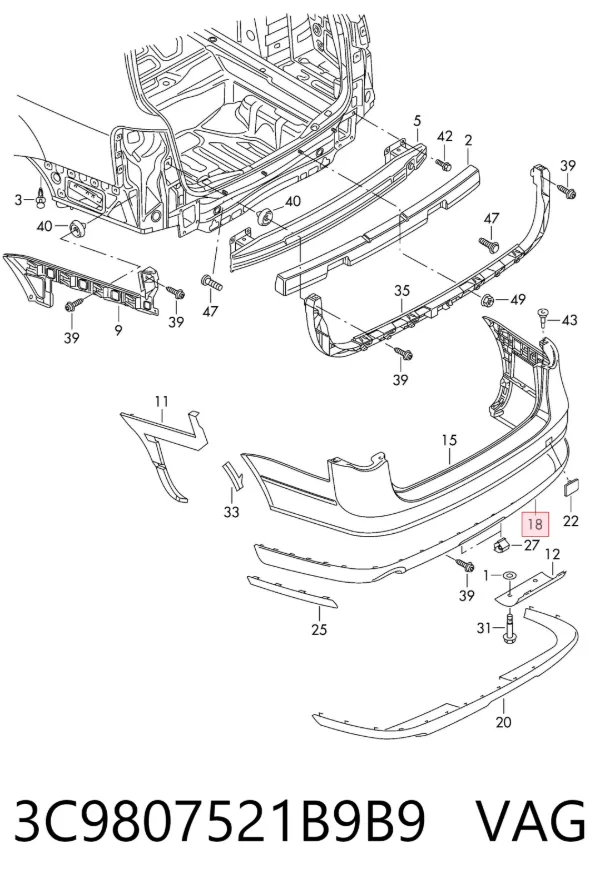  3C9807521B9B9 VAG