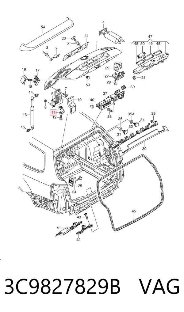  3C9827829B VAG