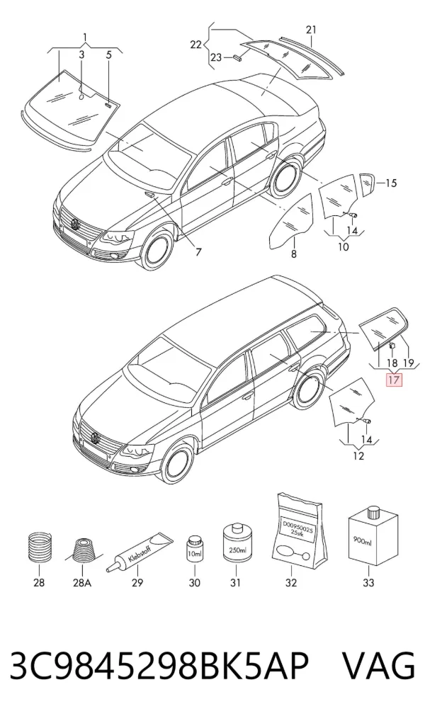  3C9845298BK5AP VAG