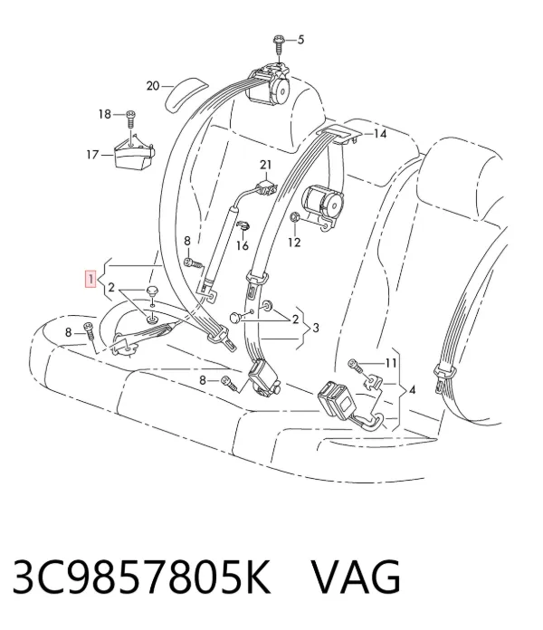  3C9857805K VAG