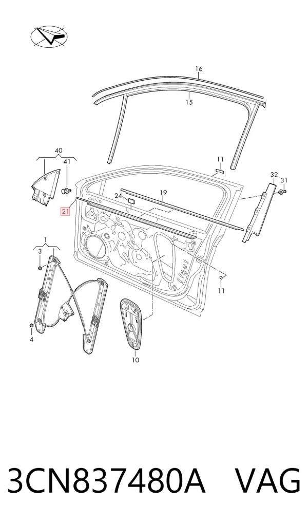  3CN837480A VAG