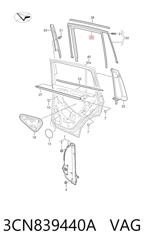  3CN839440A VAG