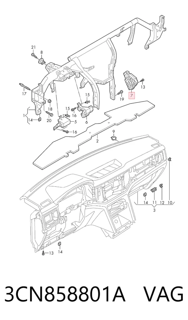  3CN858801A VAG