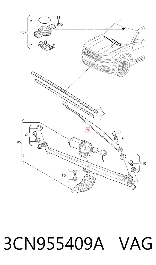  3CN955409A VAG