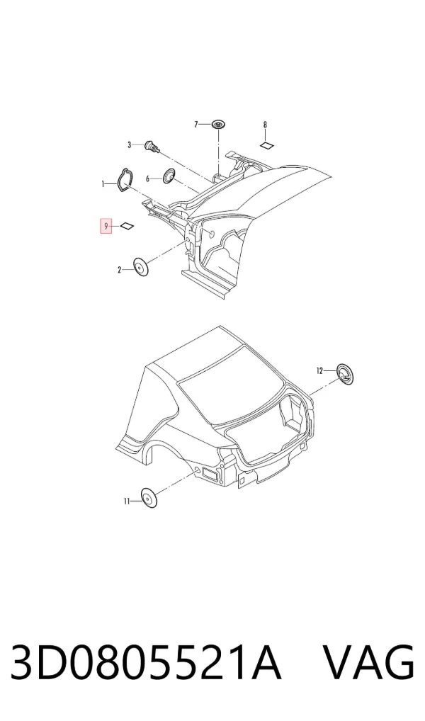  3D0805521A VAG
