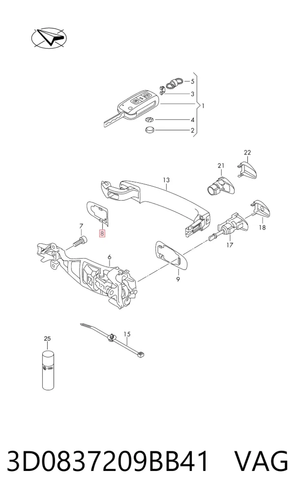  3D0837209BB41 VAG