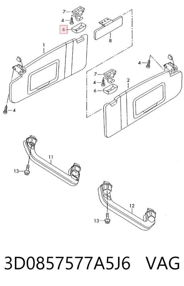  3D0857577A5J6 VAG