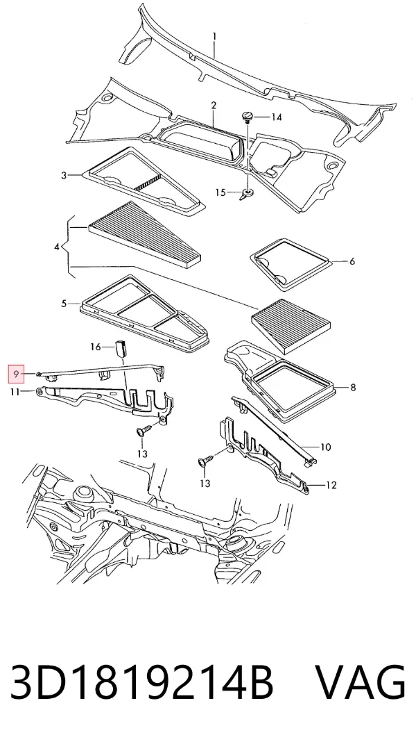  3D1819214B VAG