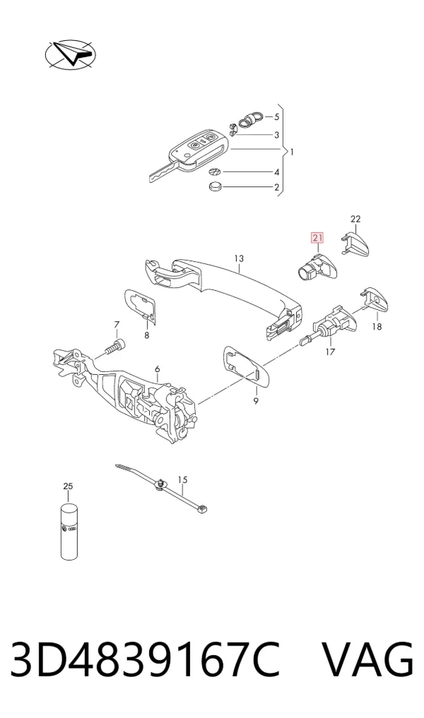  3D4839167C VAG