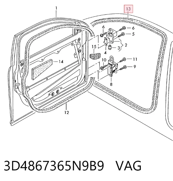  3D4867365N9B9 VAG