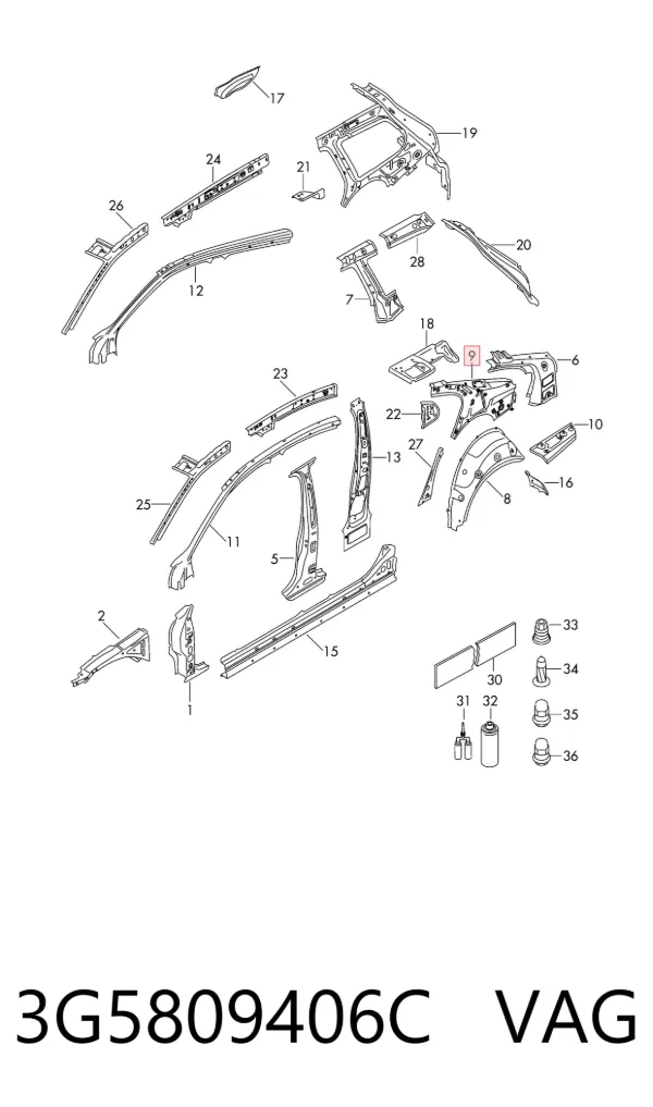  3G5809406C VAG