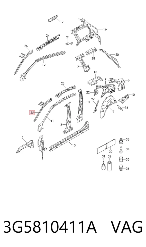  3G5810411A VAG