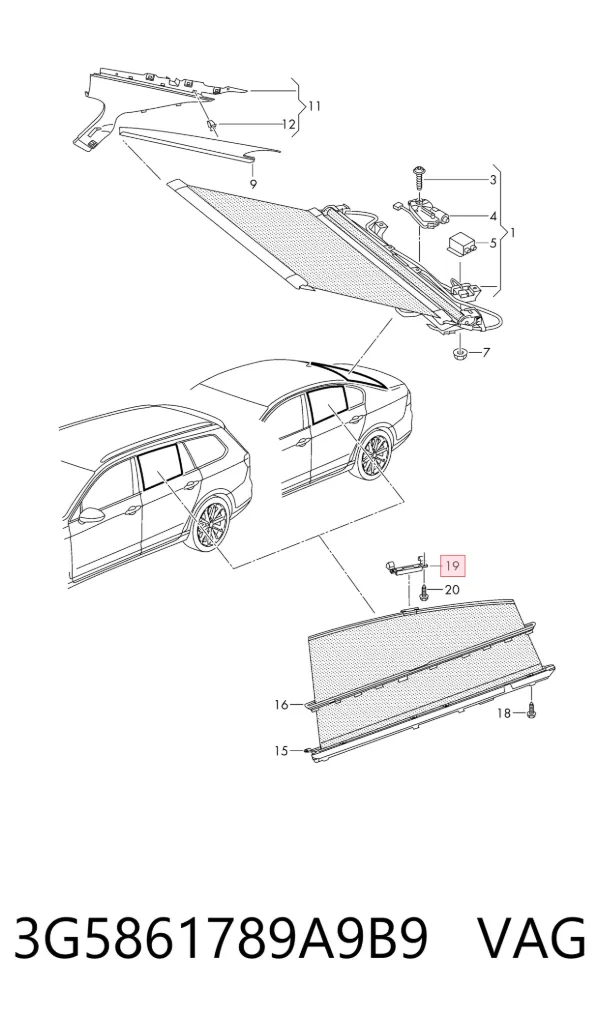  3G5861789A9B9 VAG