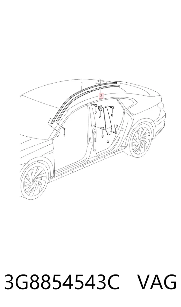  3G8854543C VAG