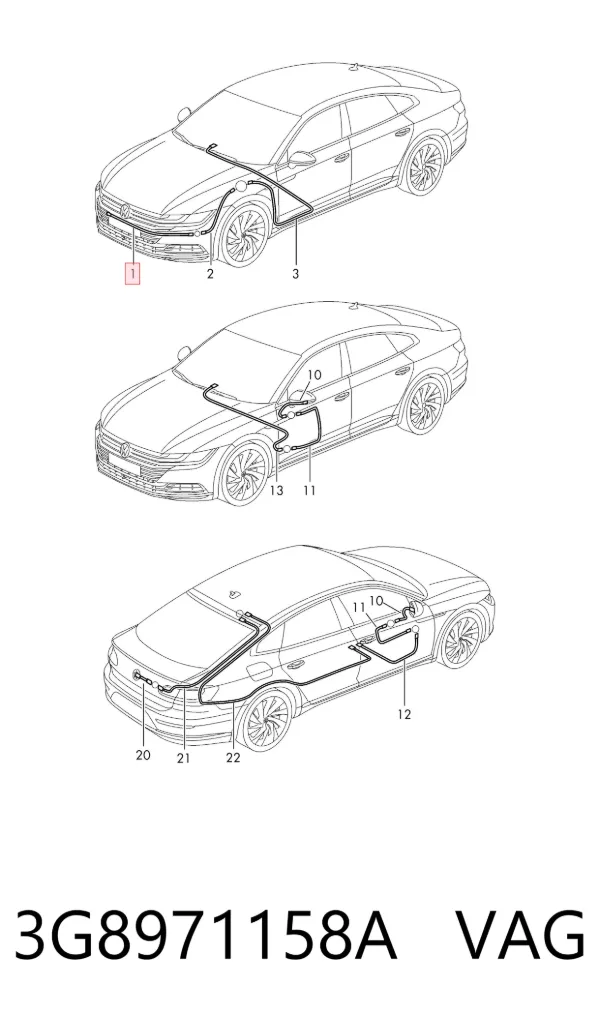  3G8971158A VAG