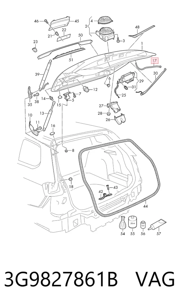  3G9827861B VAG