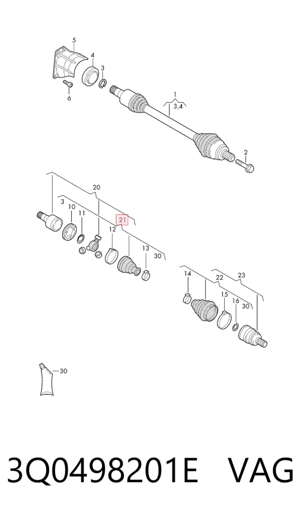  3Q0498201E VAG