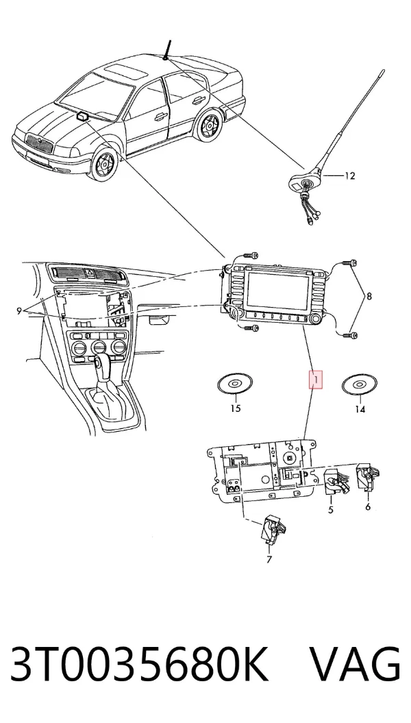  3T0035680K VAG