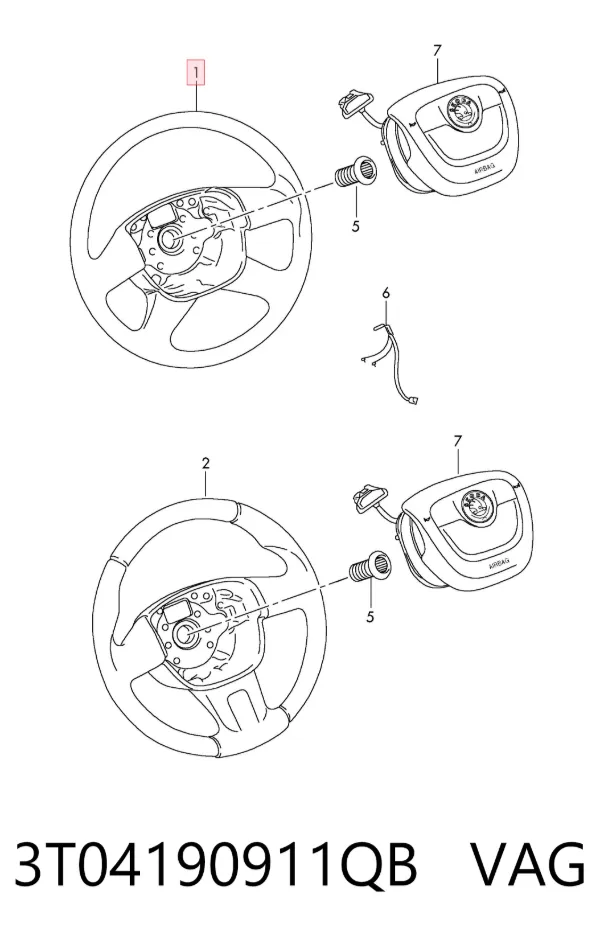 Руль 3T04190911QB VAG