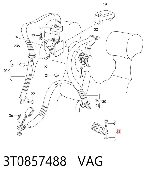  3T0857488 VAG