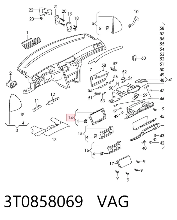  3T0858069 VAG