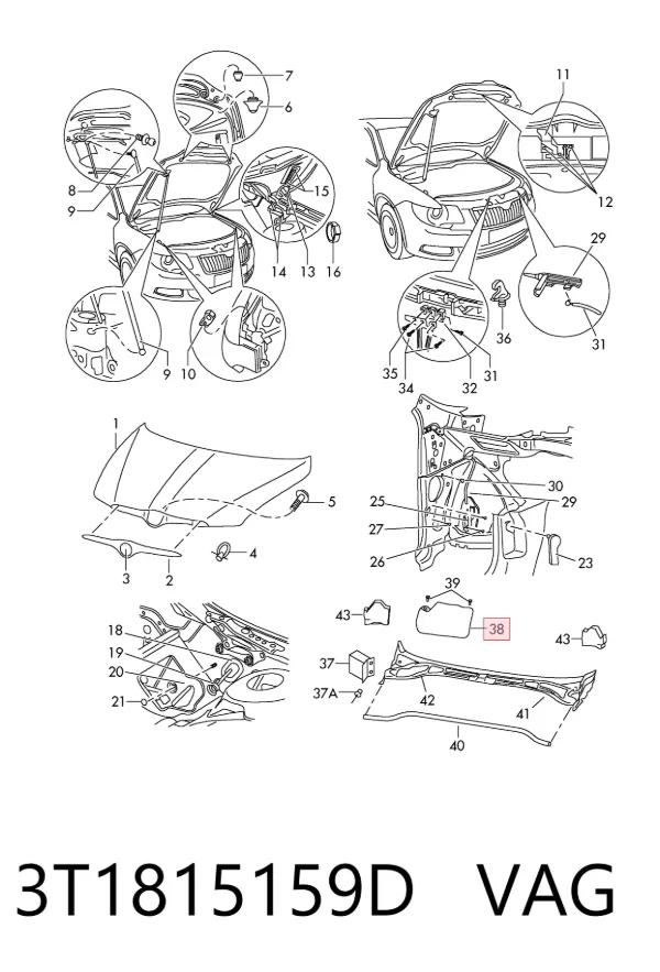  3T1815159D VAG