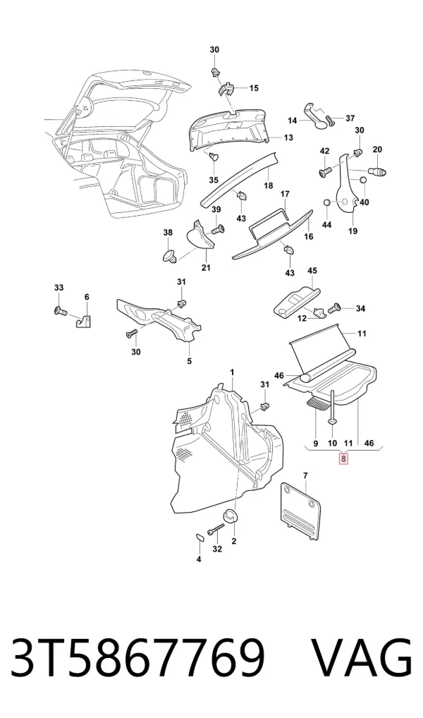 3T5867769 VAG
