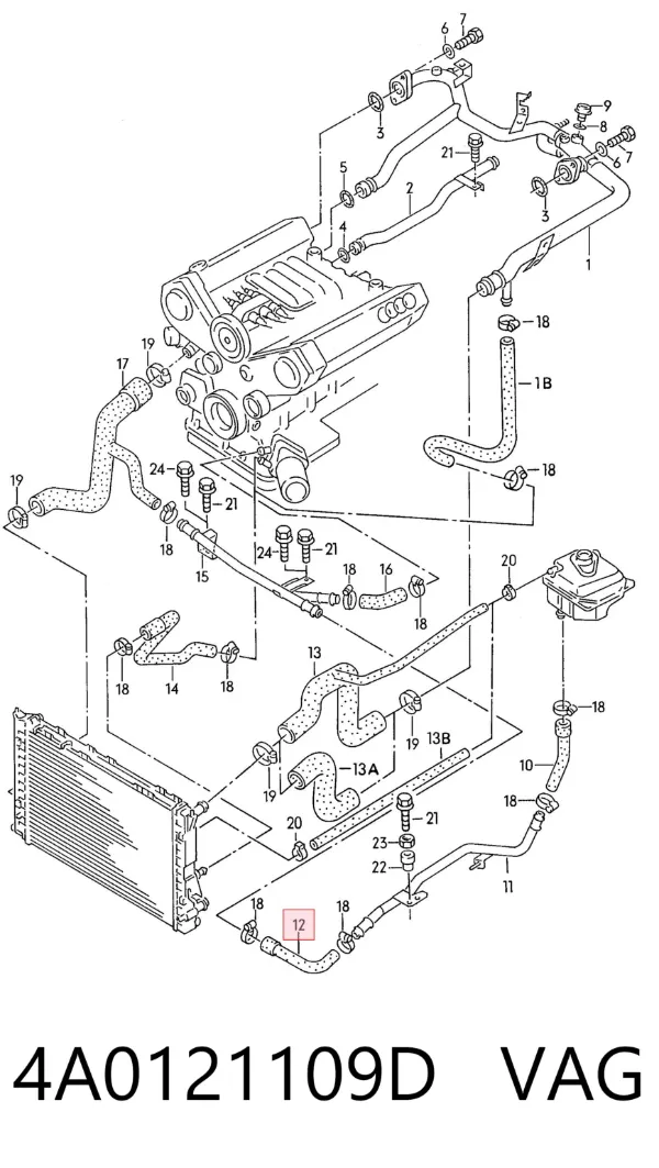  4A0121109D VAG