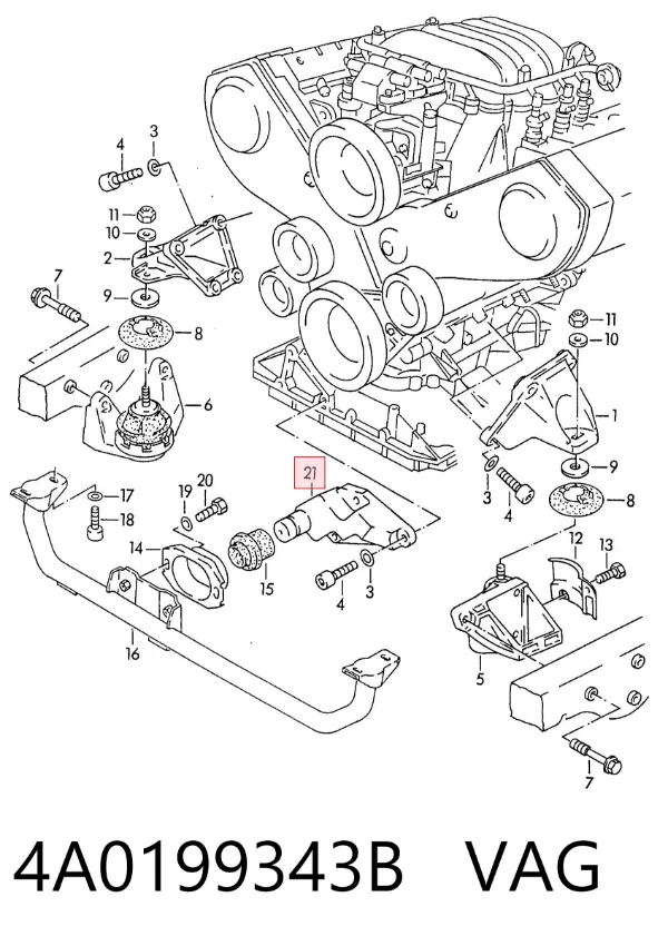  4A0199343B VAG